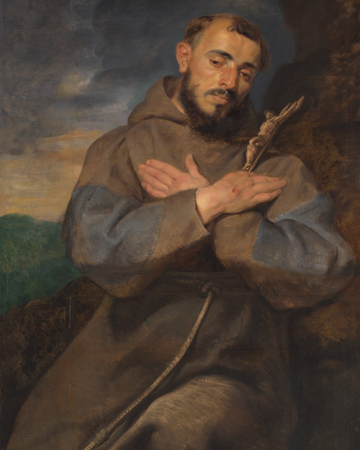 Saint Francis, Peter Paul Rubens