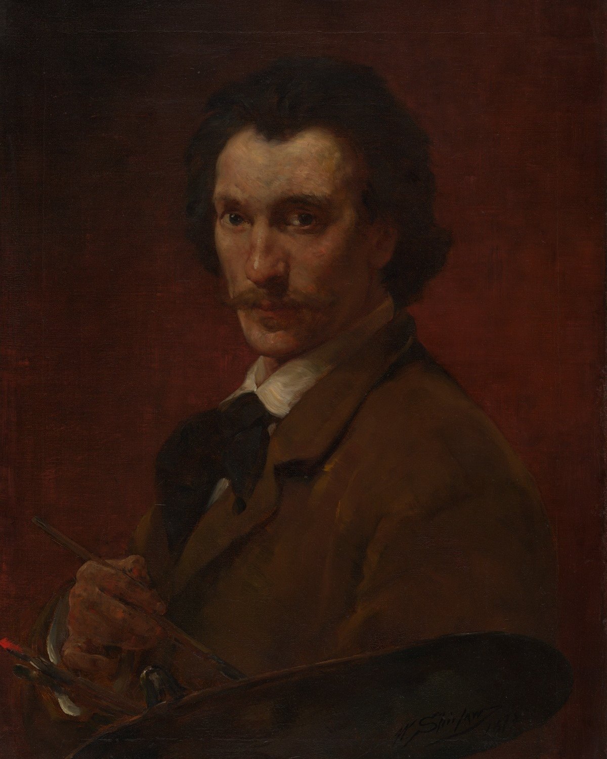 Self-Portrait, Walter Shirlaw