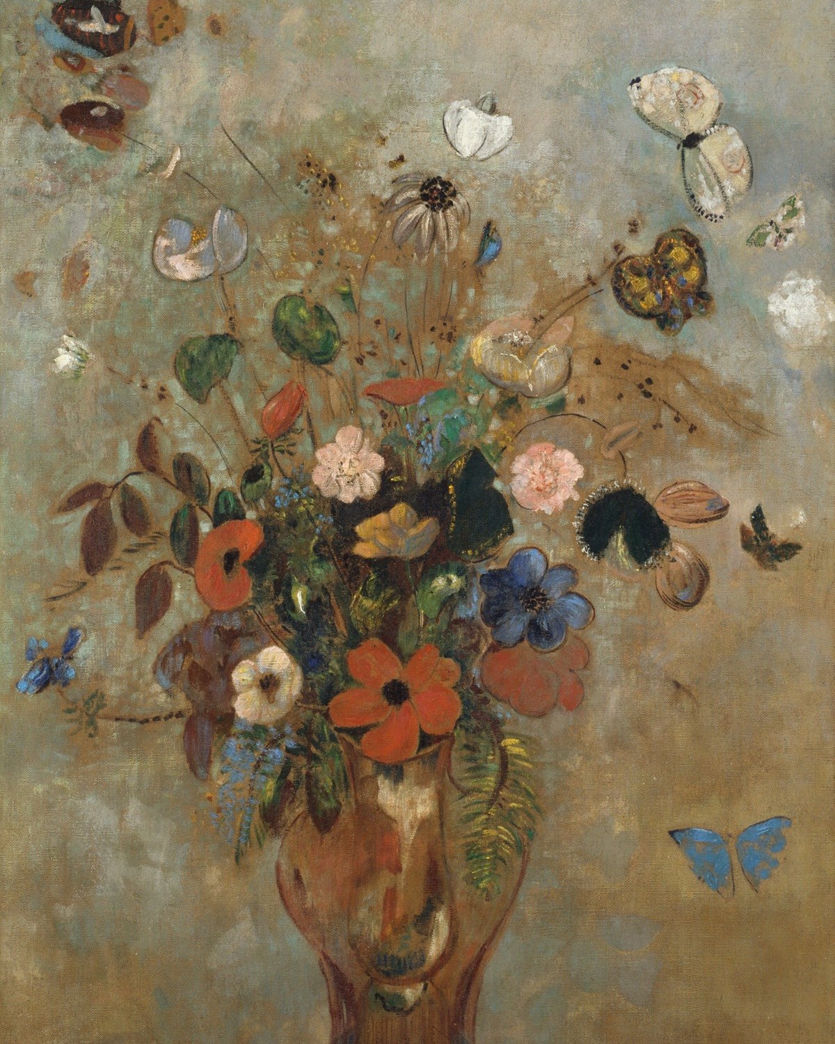 Still Life with Flowers, Odilon Redon