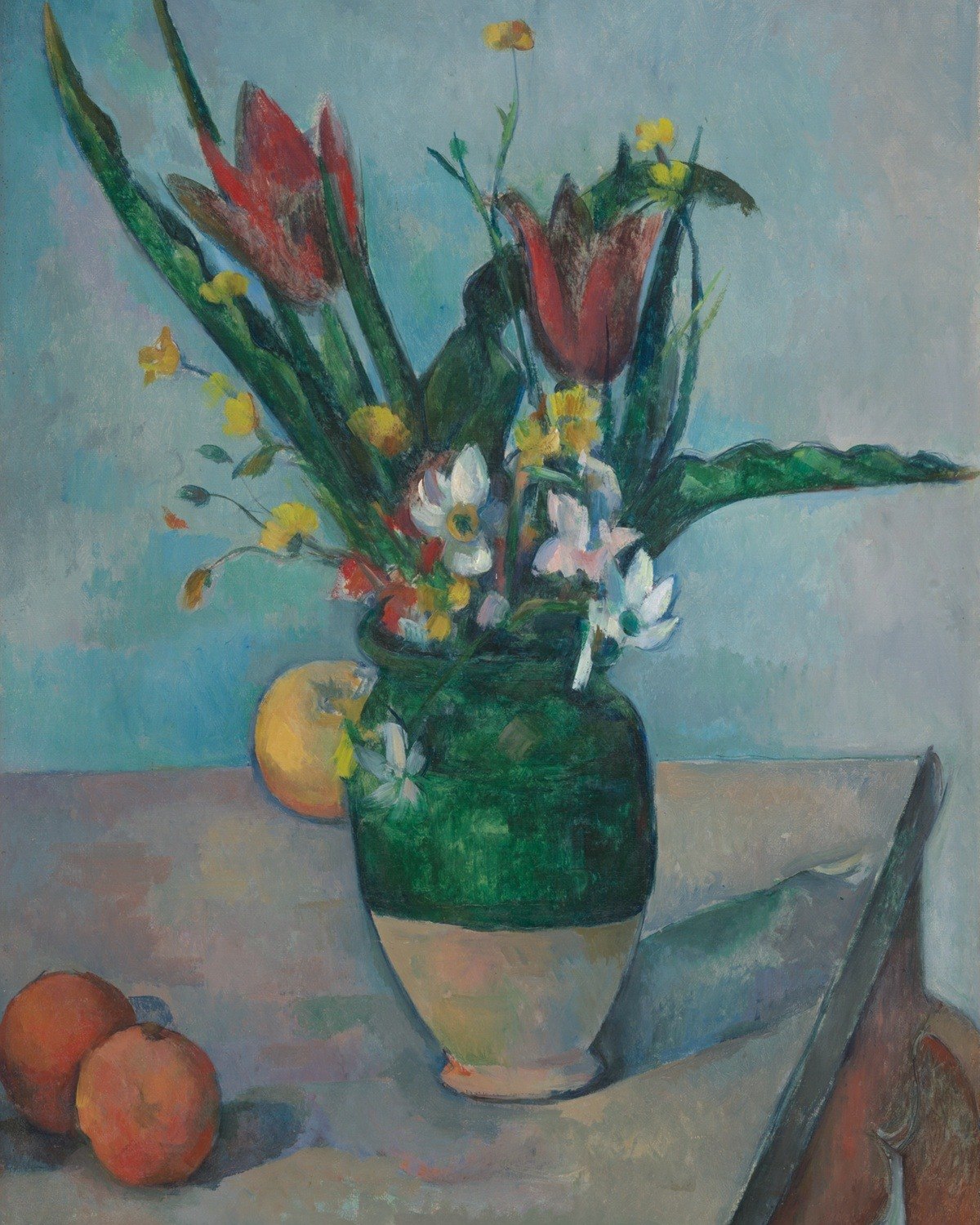 The Vase of Tulips, Paul Cezanne