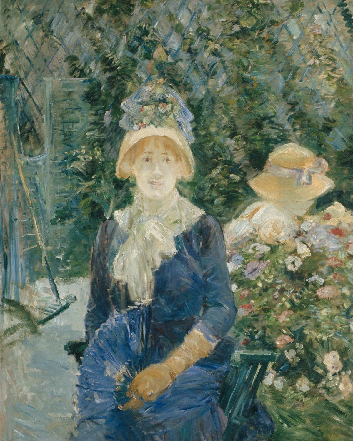 Woman in a Garden, Berthe Morisot