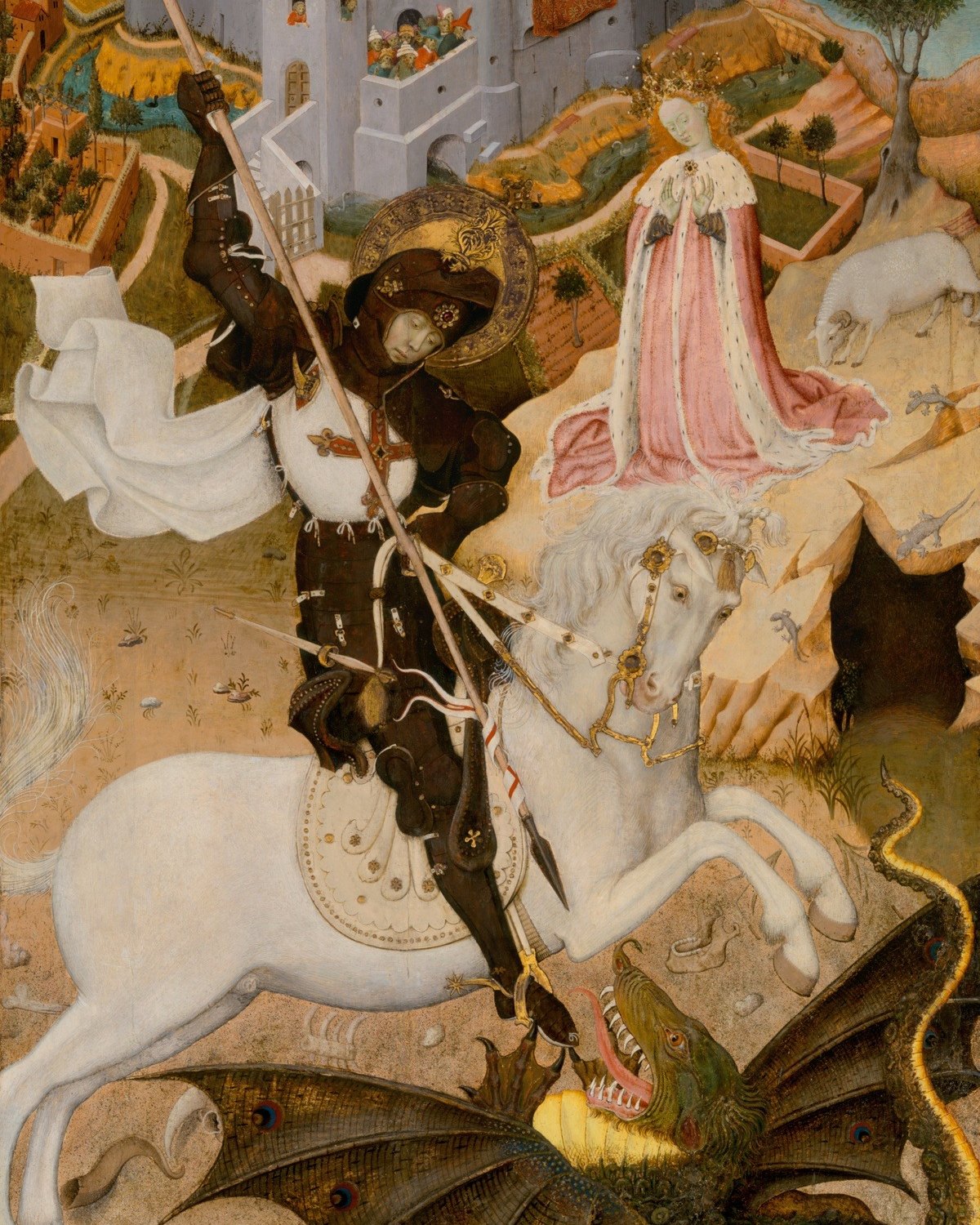 Saint George and the Dragon, Bernat Martorell