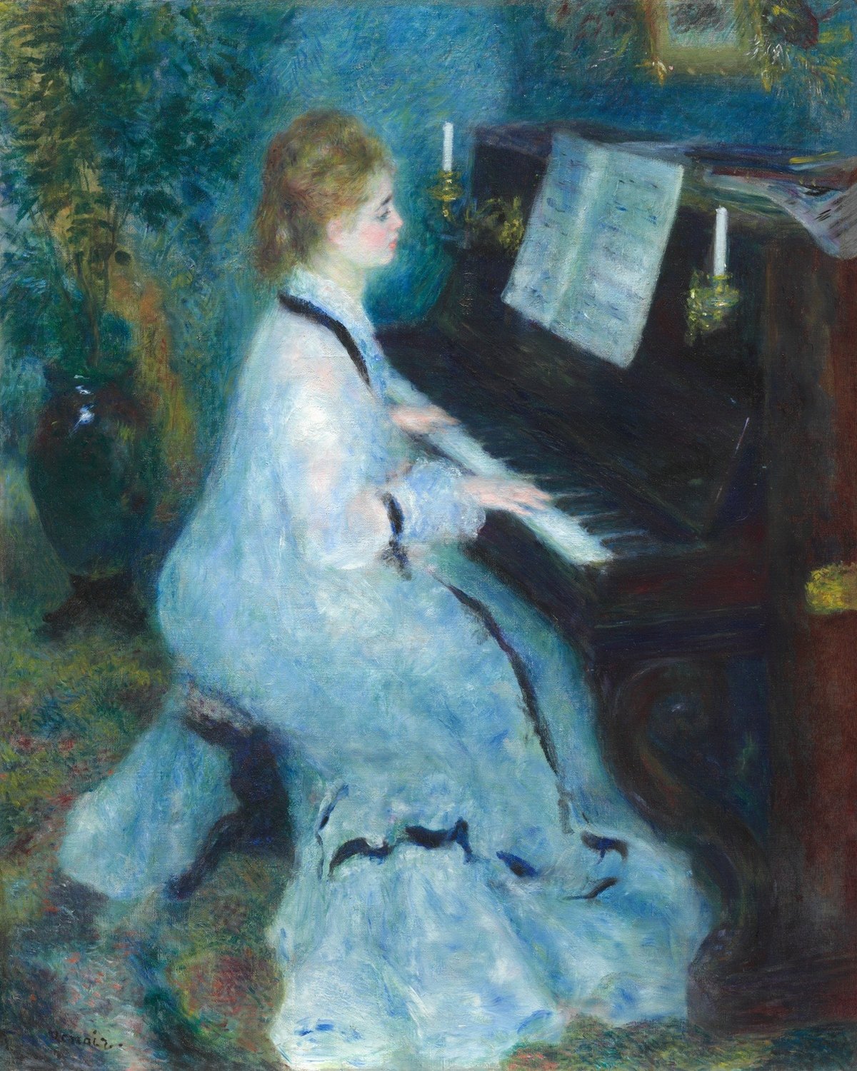 Woman at the Piano, Pierre-Auguste Renoir