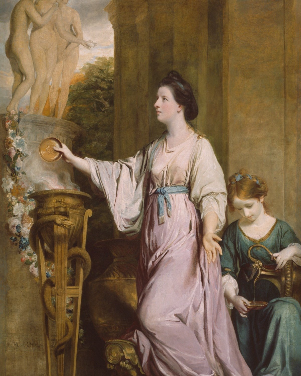 Lady Sarah Bunbury Sacrificing to the Graces, Sir Joshua Reynolds