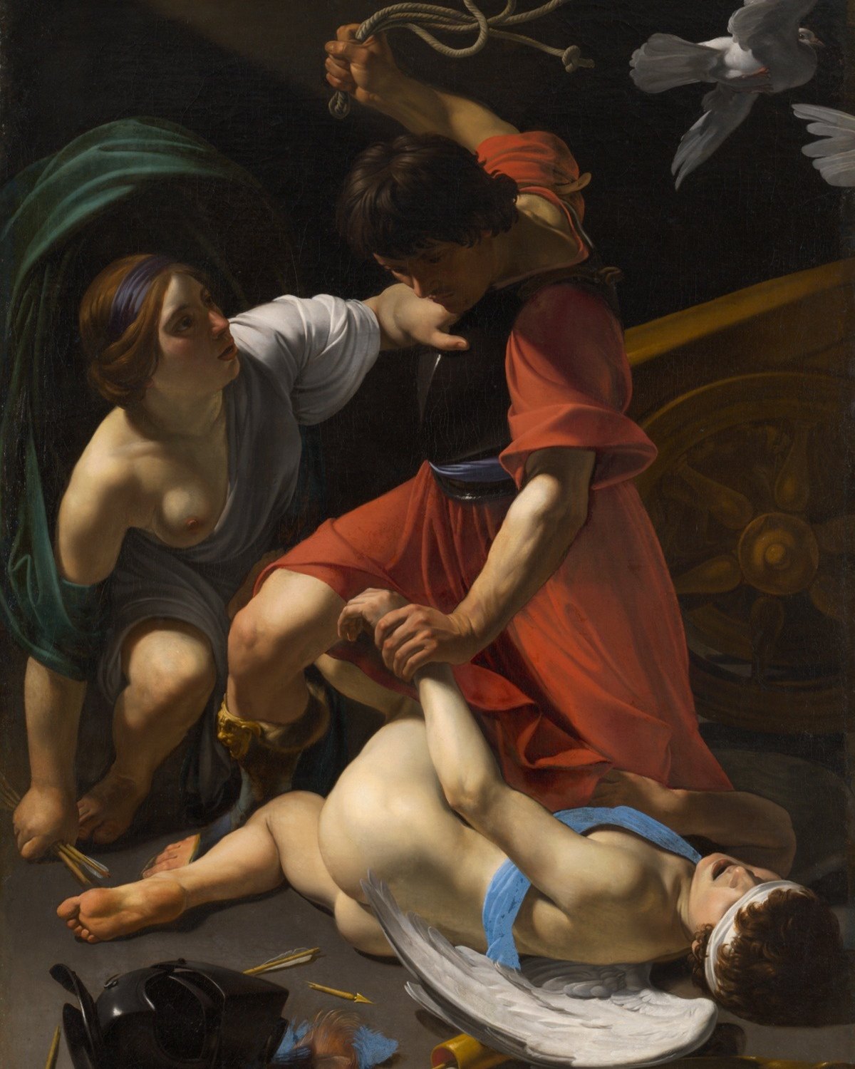 Cupid Chastised, Bartolomeo Manfredi