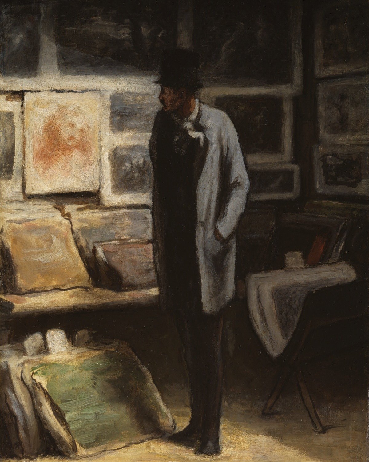 The Print Collector, Honoré-Victorin Daumier