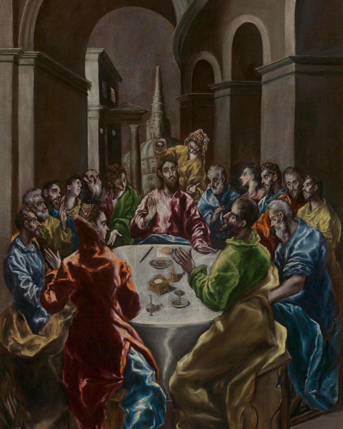 The Feast in the House of Simon, El Greco (Doménikos Theotokópoulos) and workshop