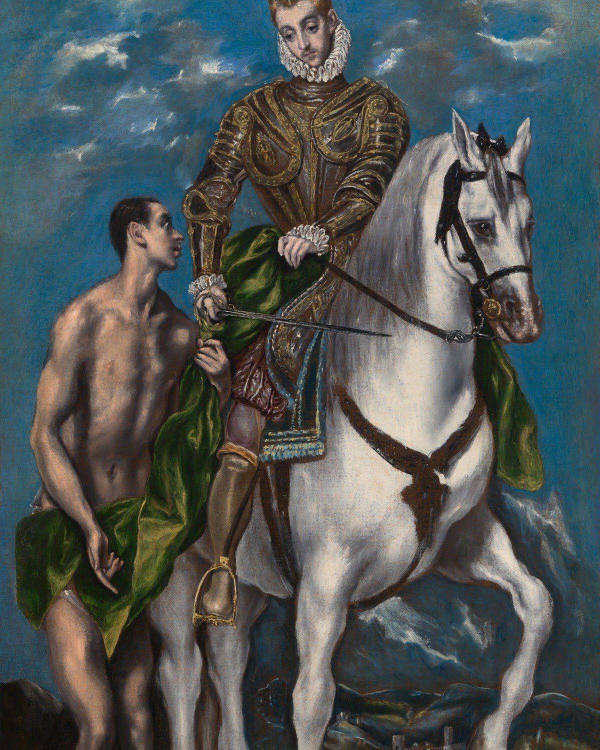 Saint Martin and the Beggar, Domenico Theotokópoulos, called El Greco
