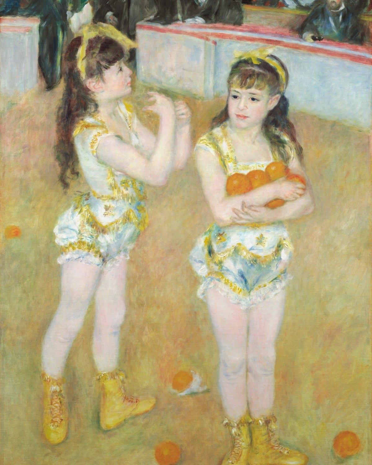 Acrobats at the Cirque Fernando (Francisca and Angelina Wartenberg), Pierre-Auguste Renoir
