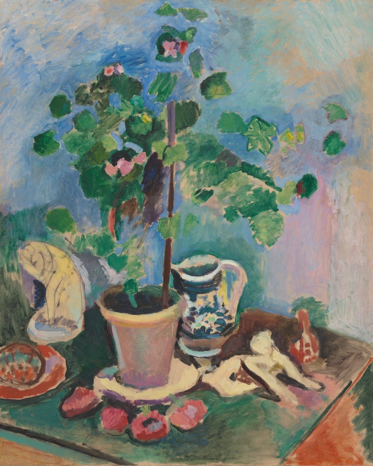 Still Life with Geranium, Henri Matisse
