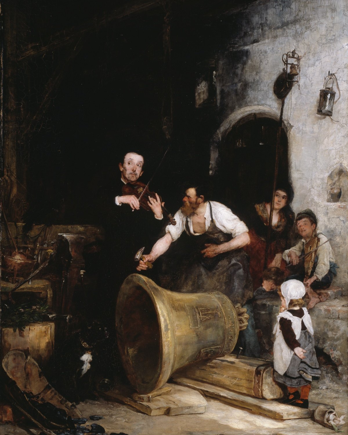 Toning the Bell, Walter Shirlaw