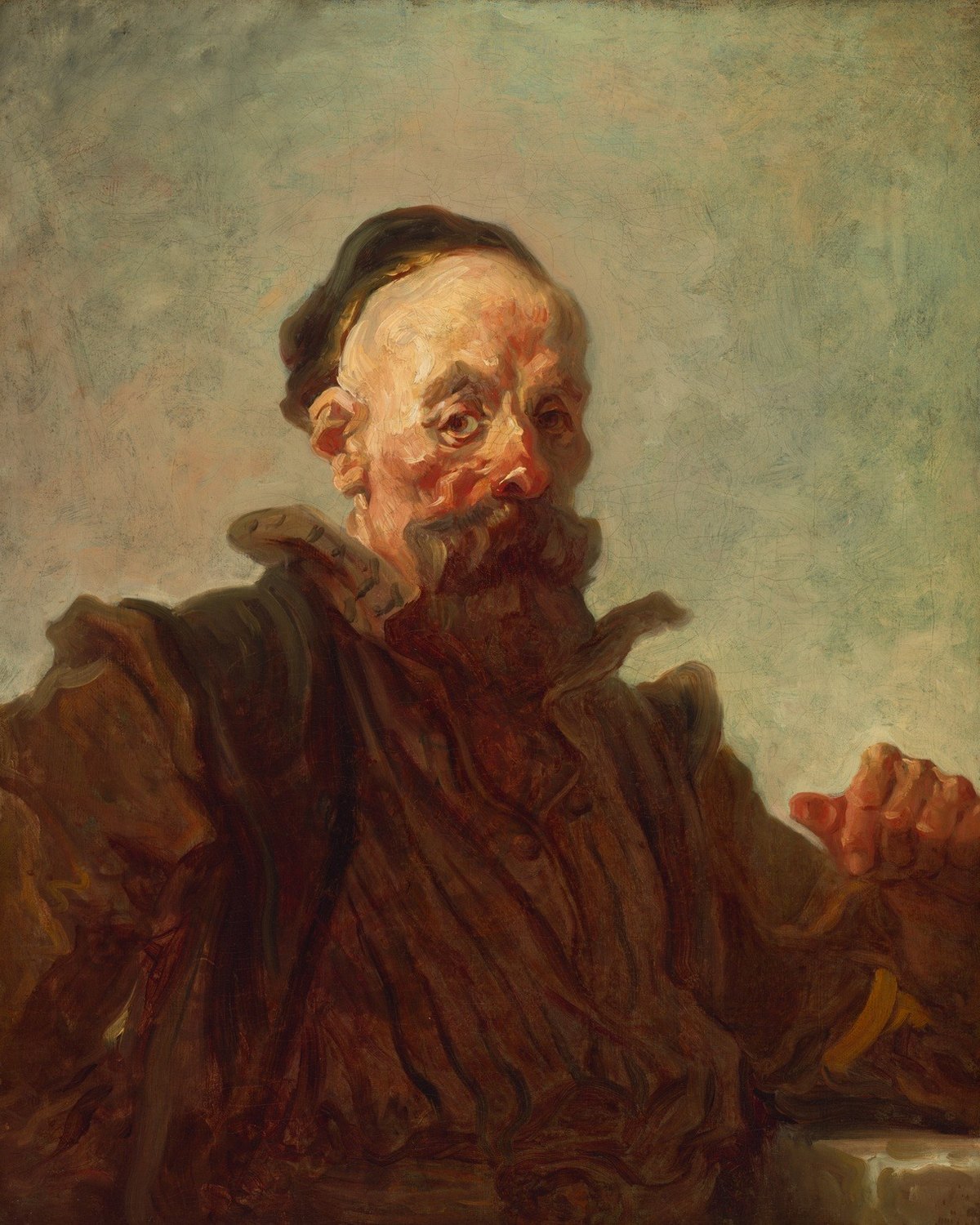Portrait of a Man in Costume, Jean Honoré Fragonard