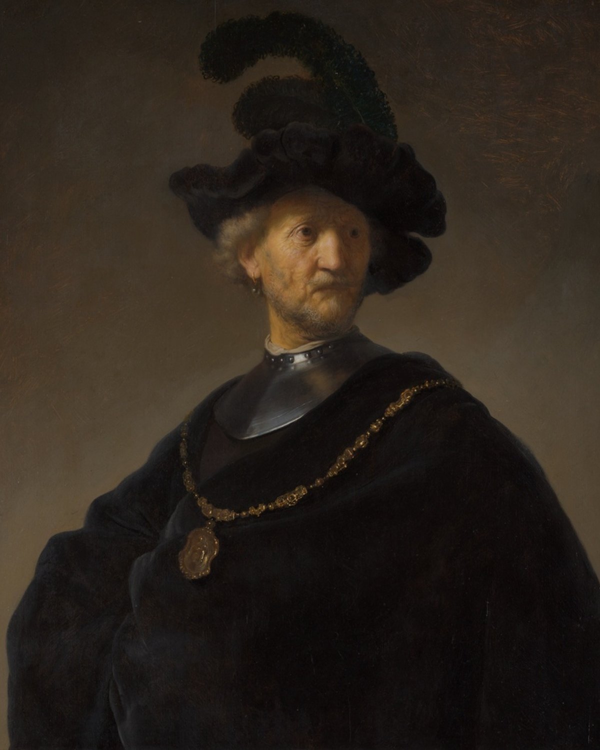Old Man with a Gold Chain, Rembrandt van Rijn