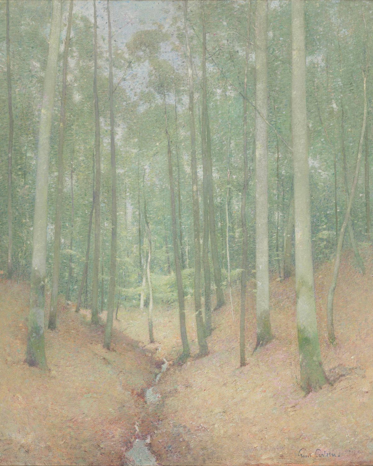 Wood Interior, Emil Carlsen