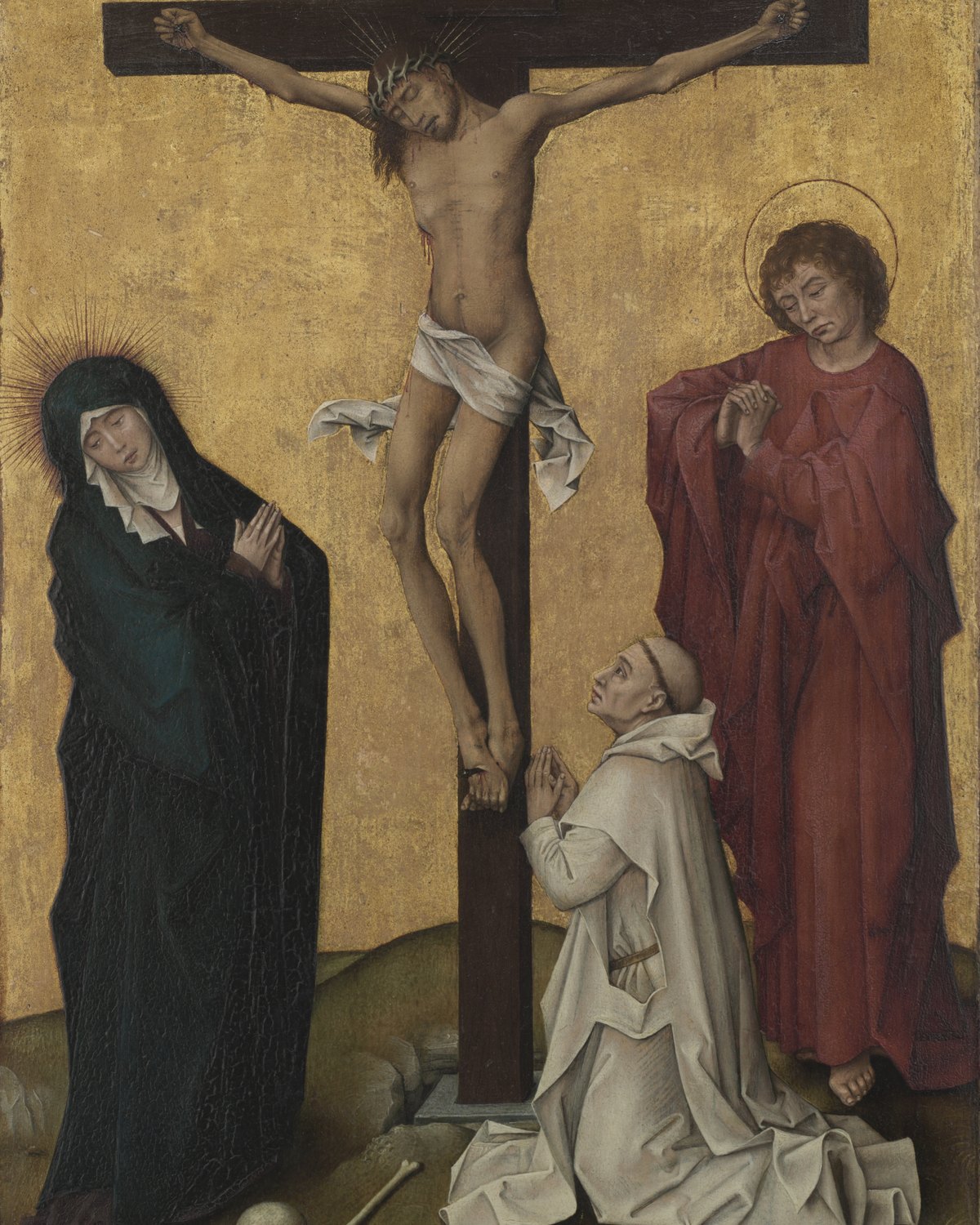 The Crucifixion with a Carthusian Monk, Rogier van der Weyden