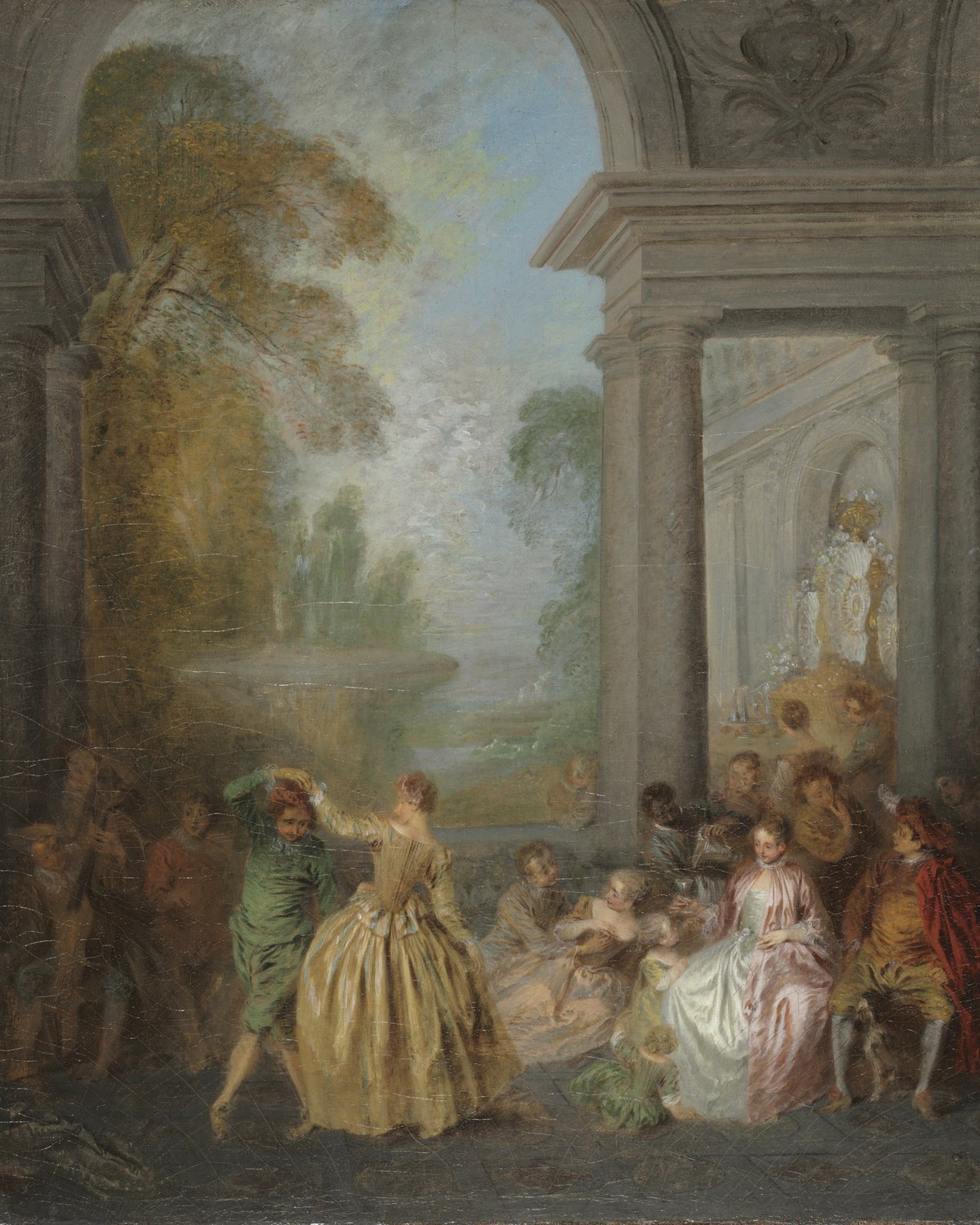 Dancers in a Pavilion, Jean-Baptiste Pater