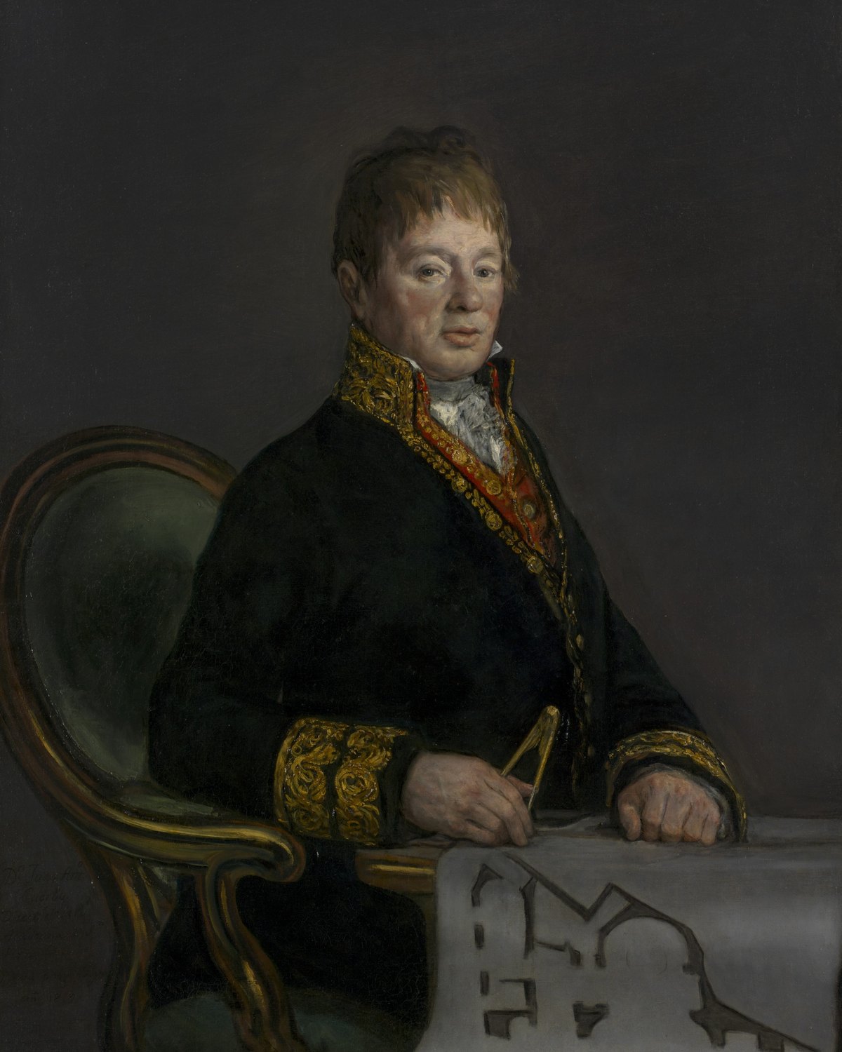 Portrait of Don Juan Antonio Cuervo, Francisco de Goya