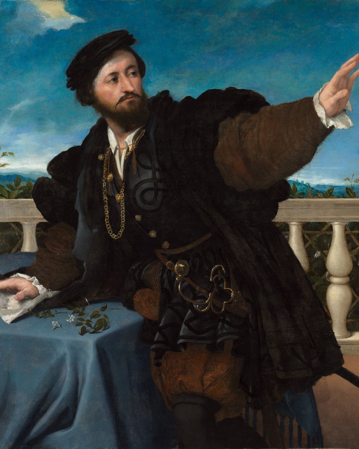 Portrait of a Man, Possibly Girolamo Rosati, Lorenzo Lotto