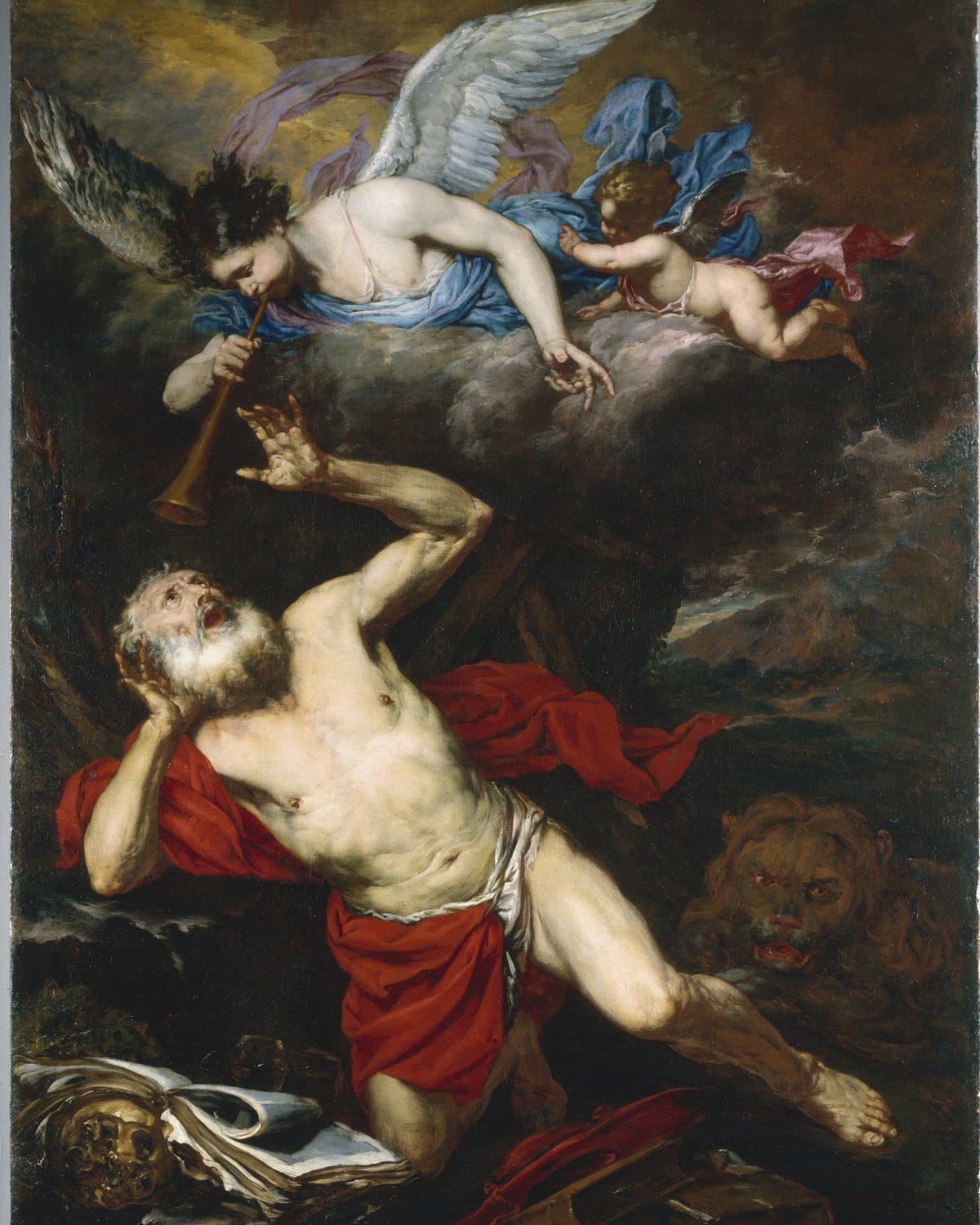 The Vision of Saint Jerome, Giovanni Battista Langetti