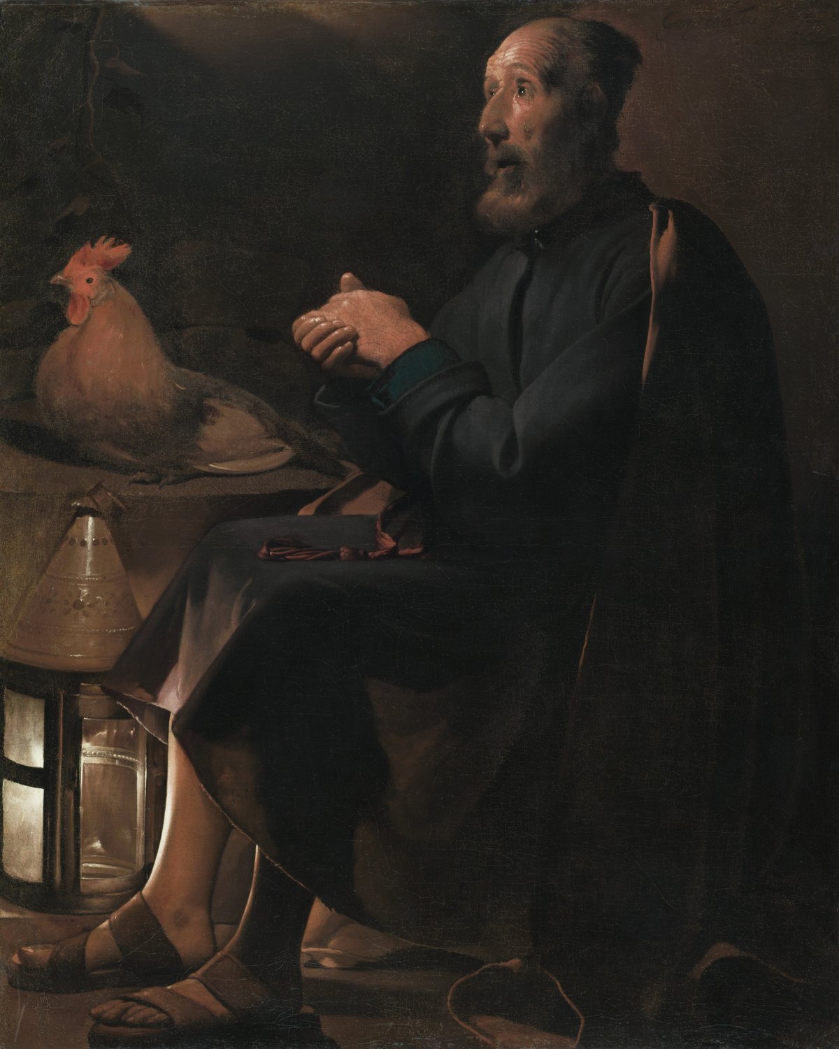 Saint Peter Repentant, Georges de La Tour