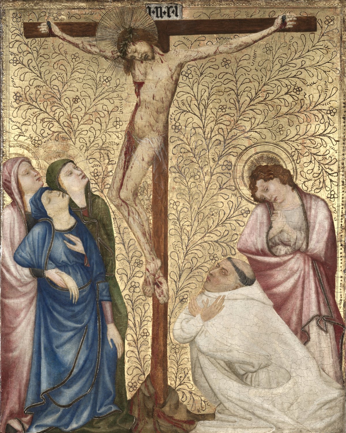 Calvary with a Carthusian Monk, Jean de Beaumetz
