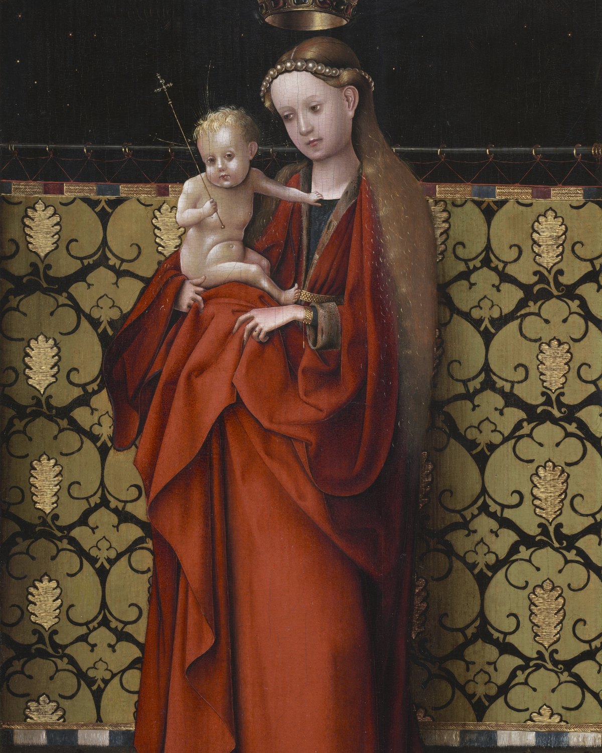 The Virgin Crowned by Angels, Stefan Lochner