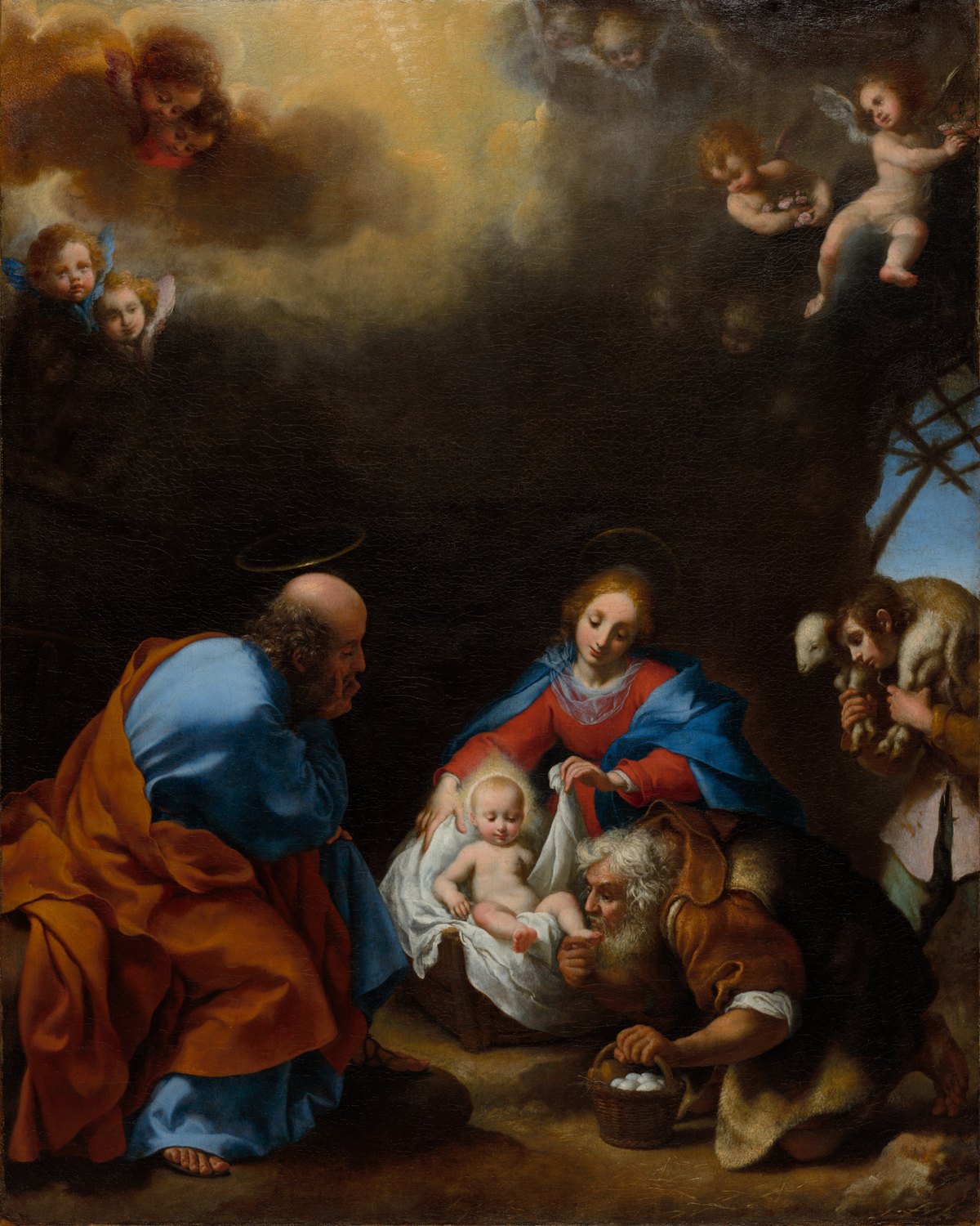 Adoration of the Shepherds, Carlo Dolci