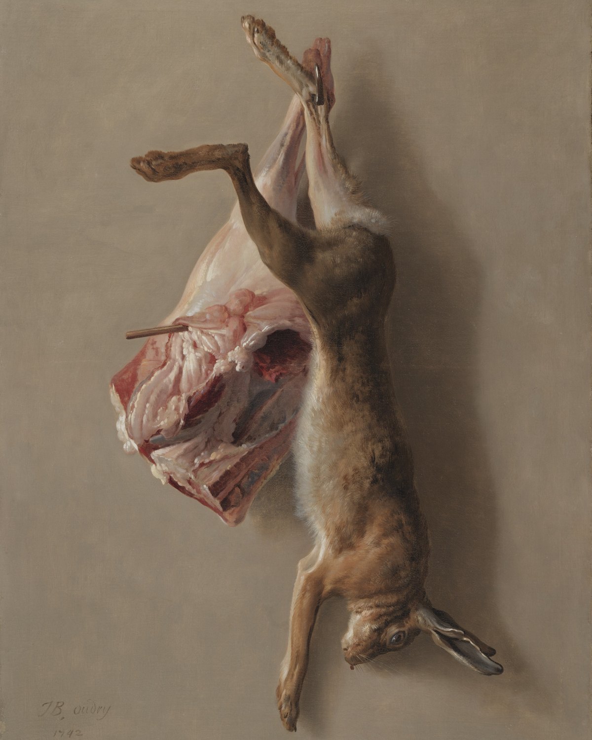 A Hare and a Leg of Lamb, Jean-Baptiste Oudry