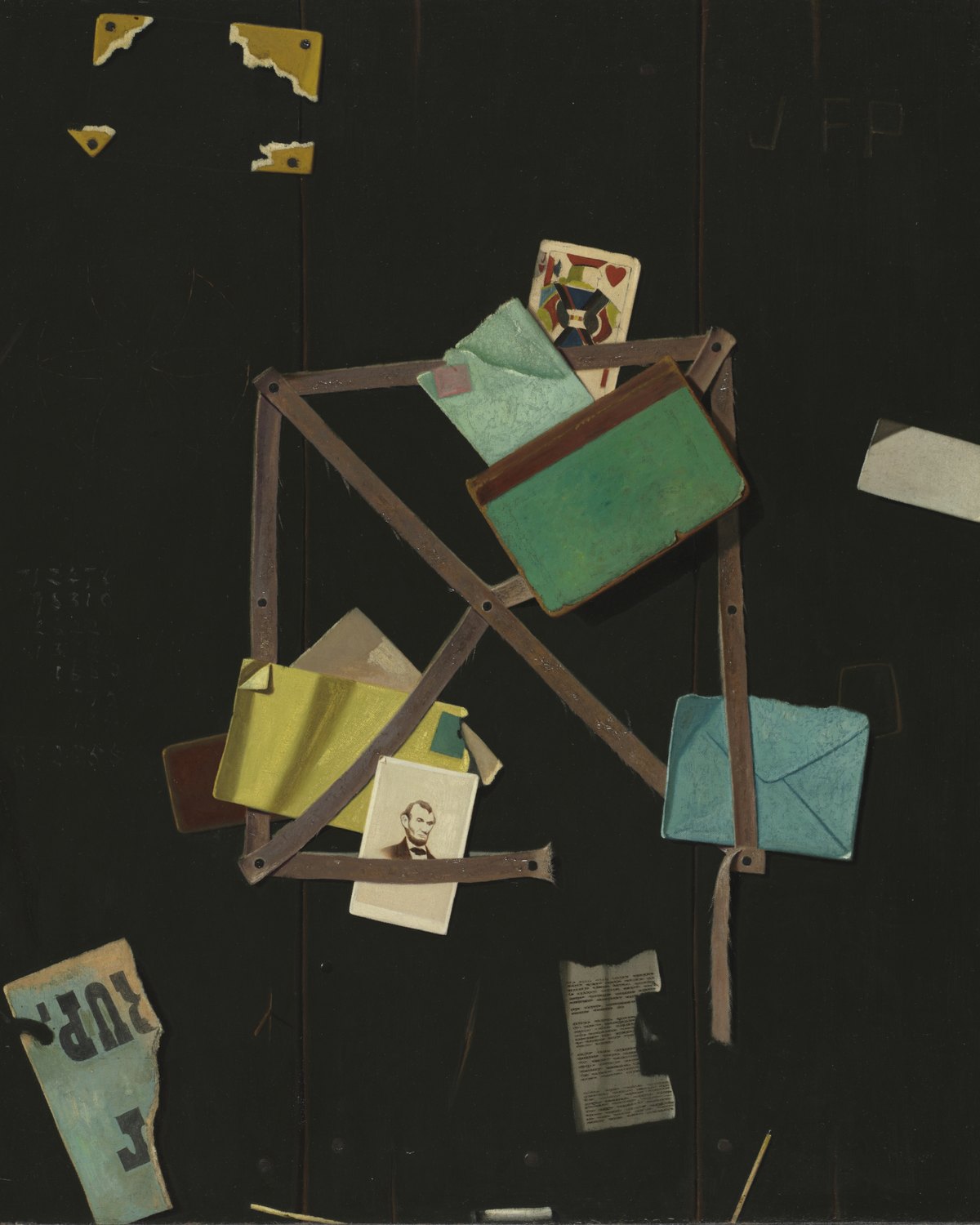 Card Rack with a Jack of Hearts, John F. Peto