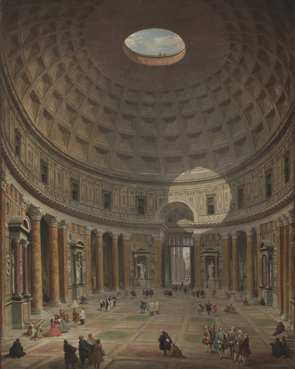 Interior of the Pantheon, Rome, Giovanni Paolo Panini