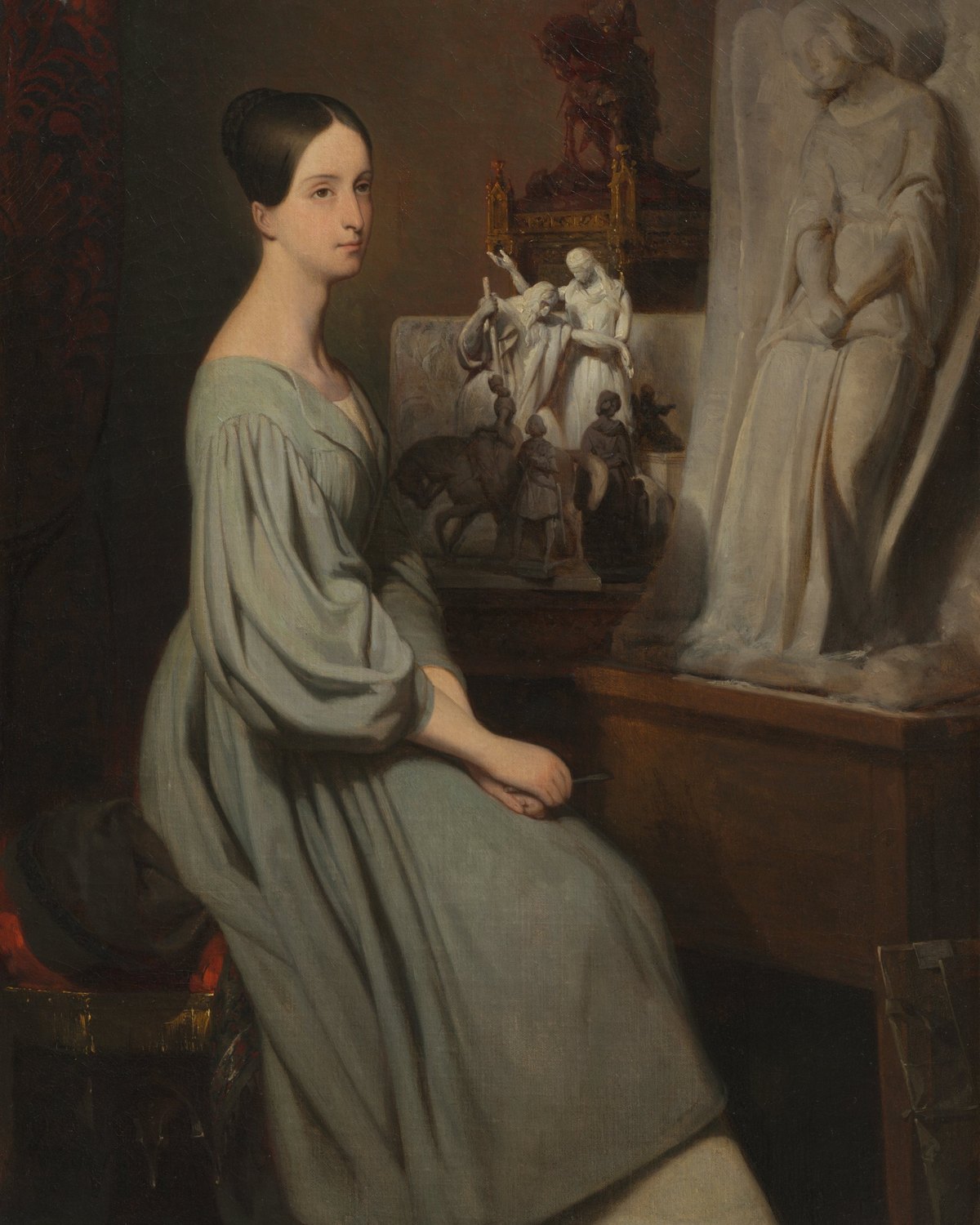 Princess Marie d'Orléans in Her Studio, Ary Scheffer