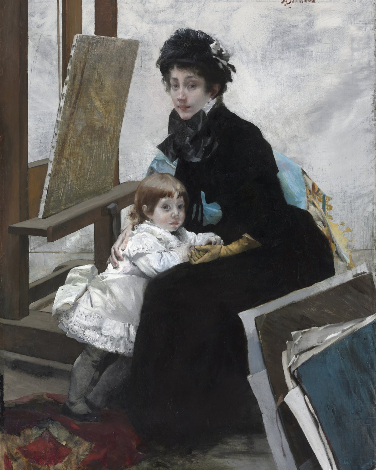 Madeleine Lerolle and Her Daughter Yvonne, Albert Besnard