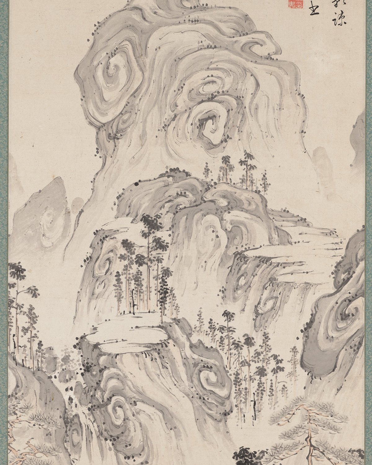 Landscape with Gentle Peaks, Kan Tenju