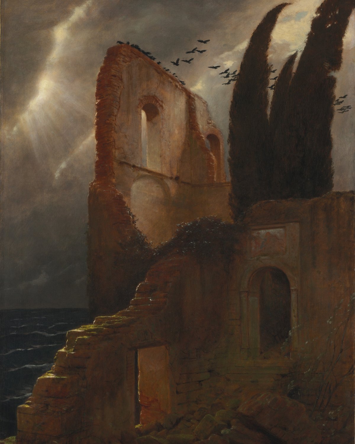 Ruin by the Sea, Arnold Böcklin