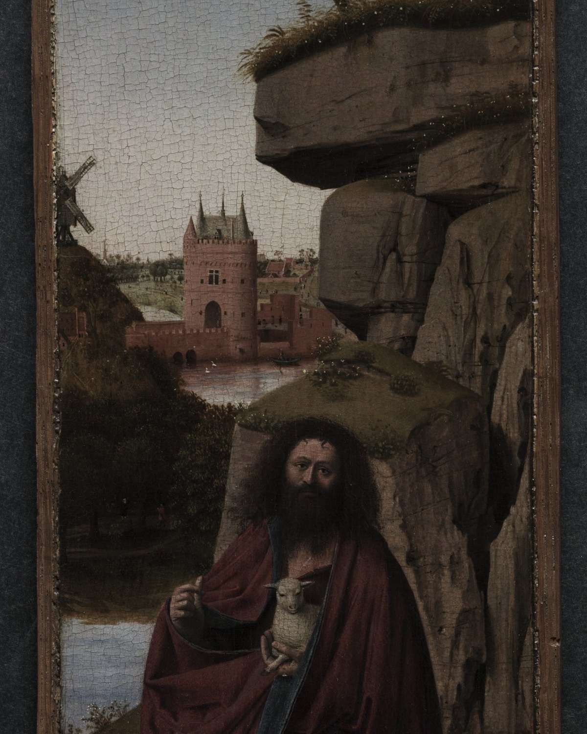 Saint John the Baptist in a Landscape, Petrus Christus