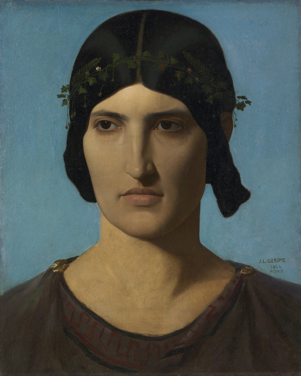 Head of an Italian Woman, Jean-Léon Gérôme