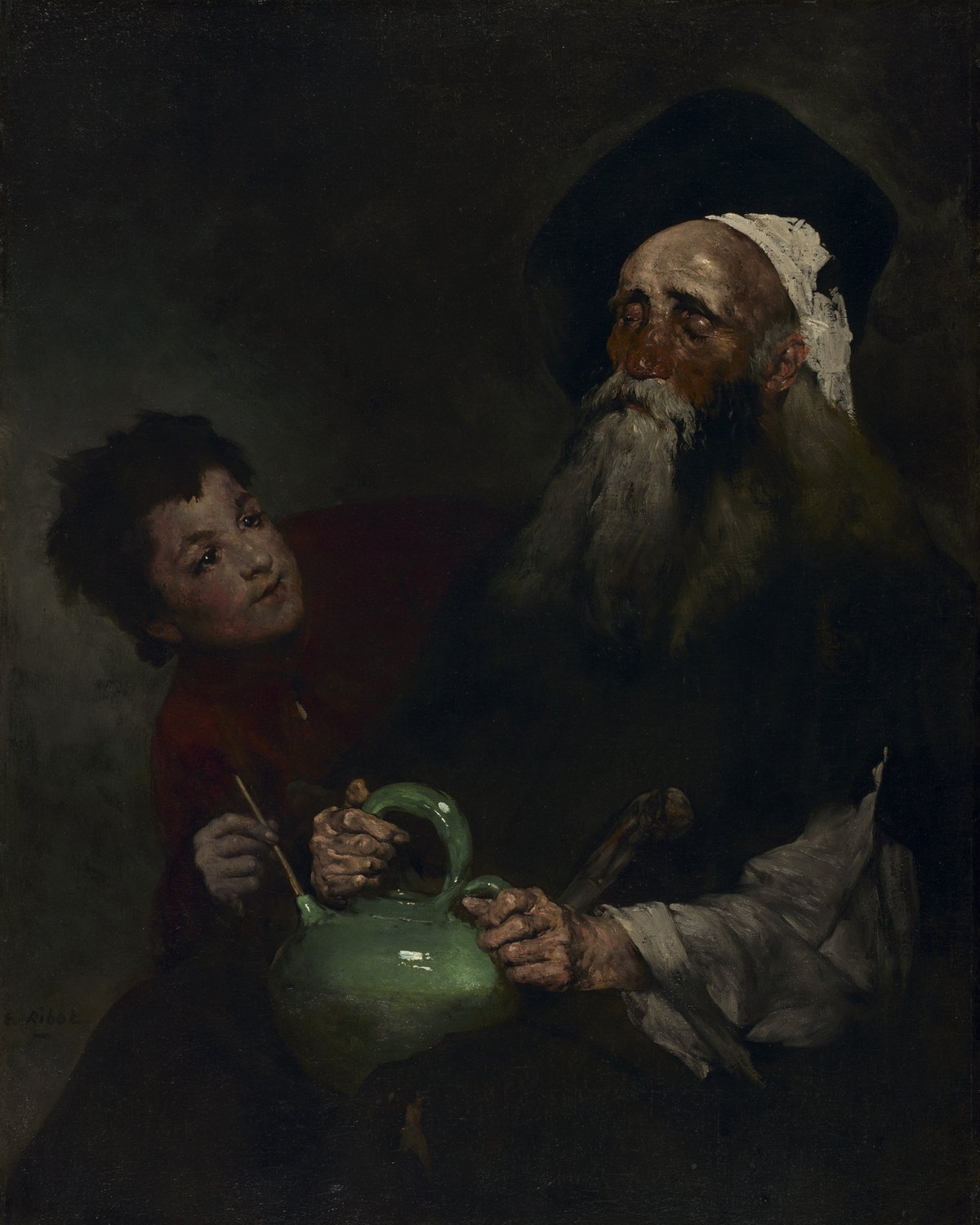 Lazarillo de Tormes and His Blind Master, Théodule Ribot