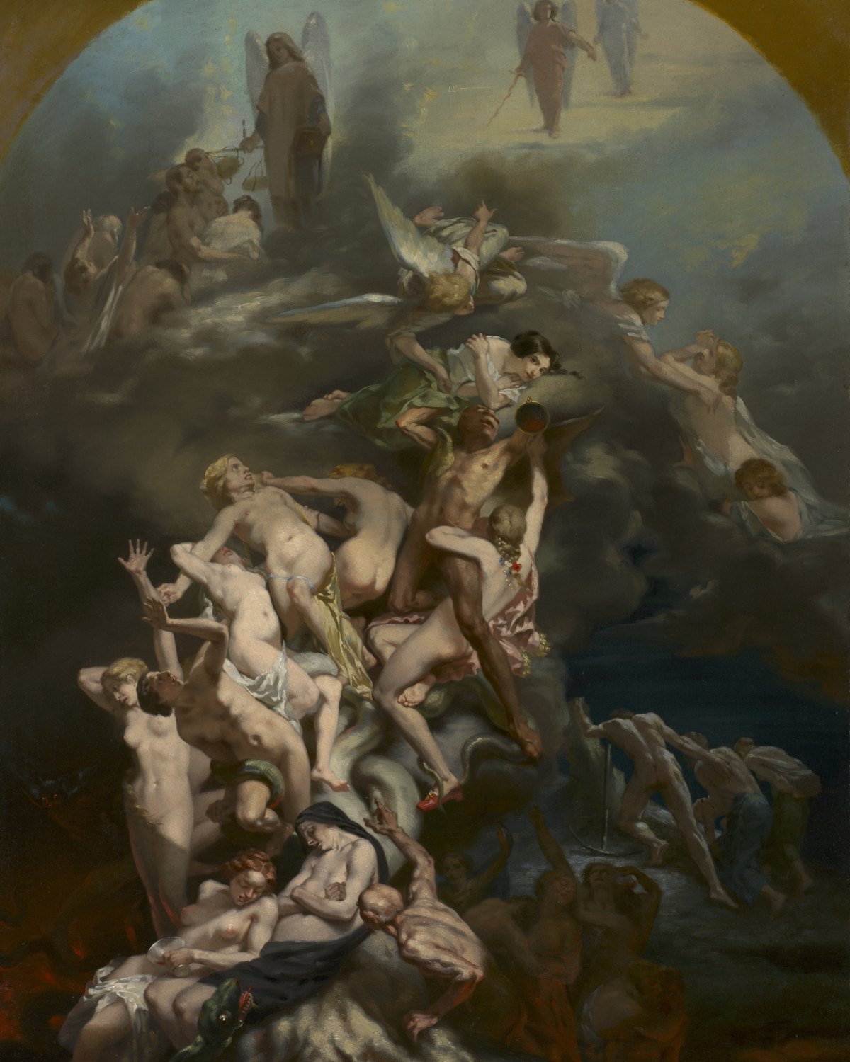 Heaven and Hell, Octave Tassaert
