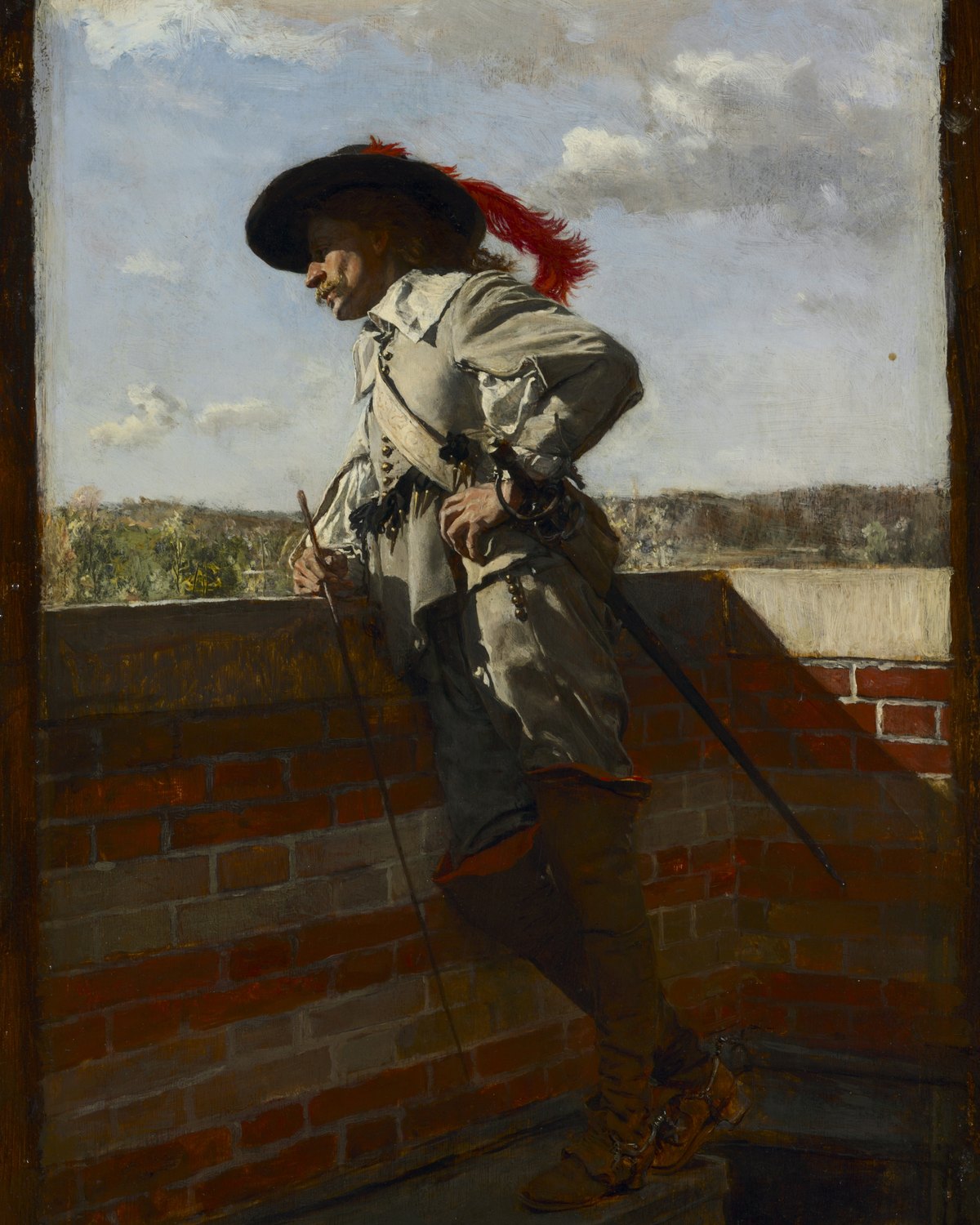 On a Terrace, Ernest Meissonier