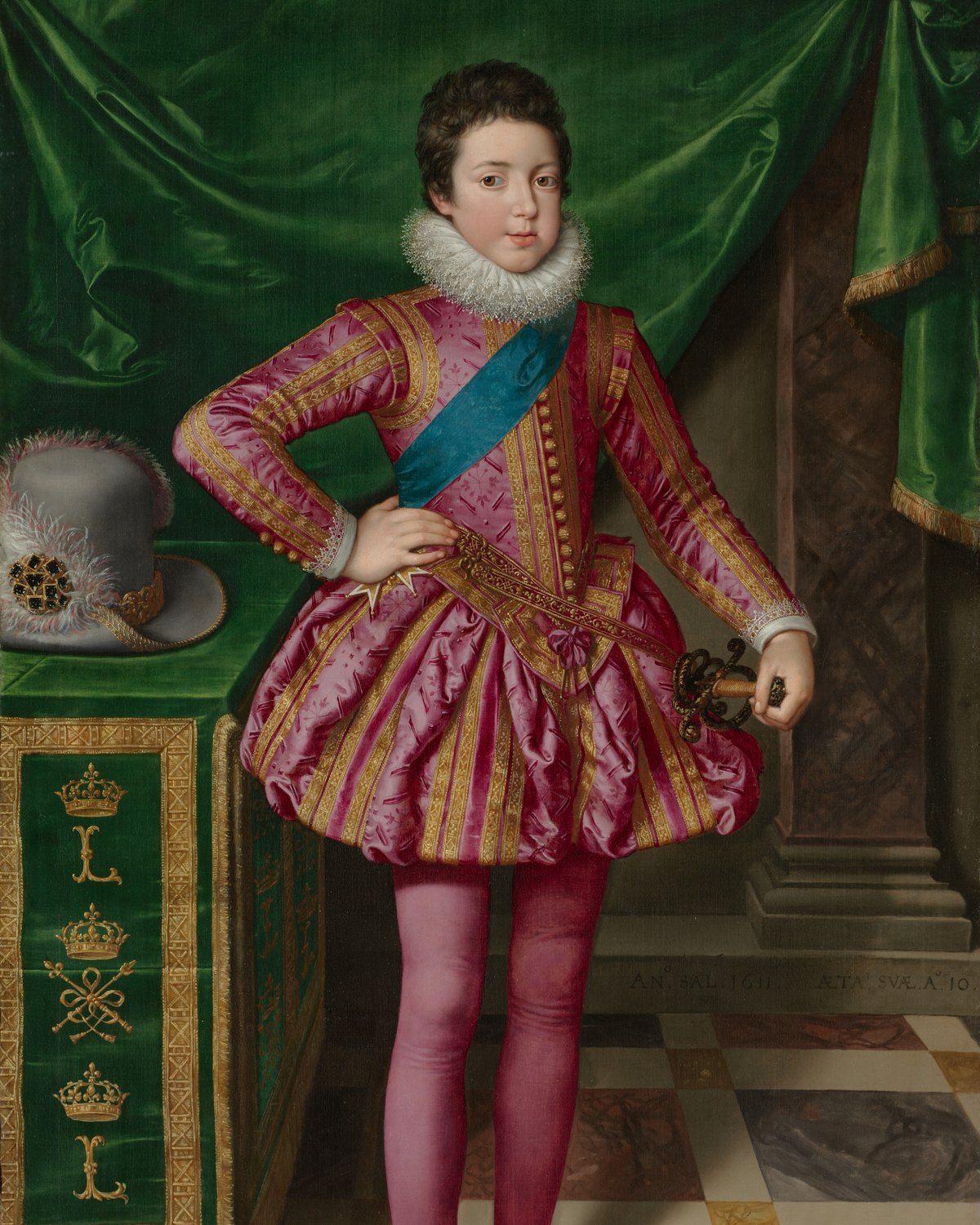 Portrait of King Louis XIII of France, Frans Pourbus