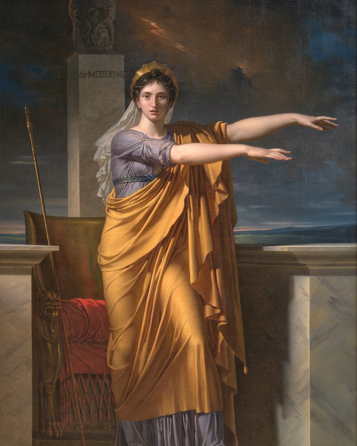 Polyhymnia, Muse of Eloquence, Charles Meynier