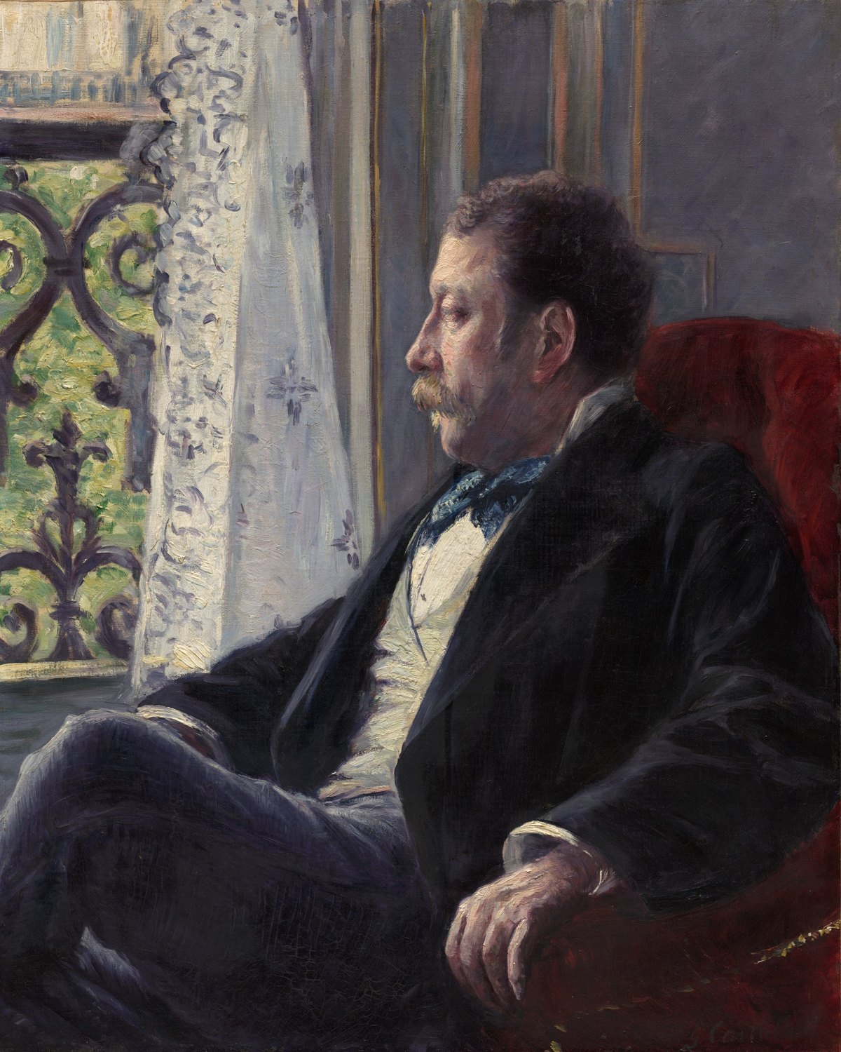 Portrait of a Man, Gustave Caillebotte