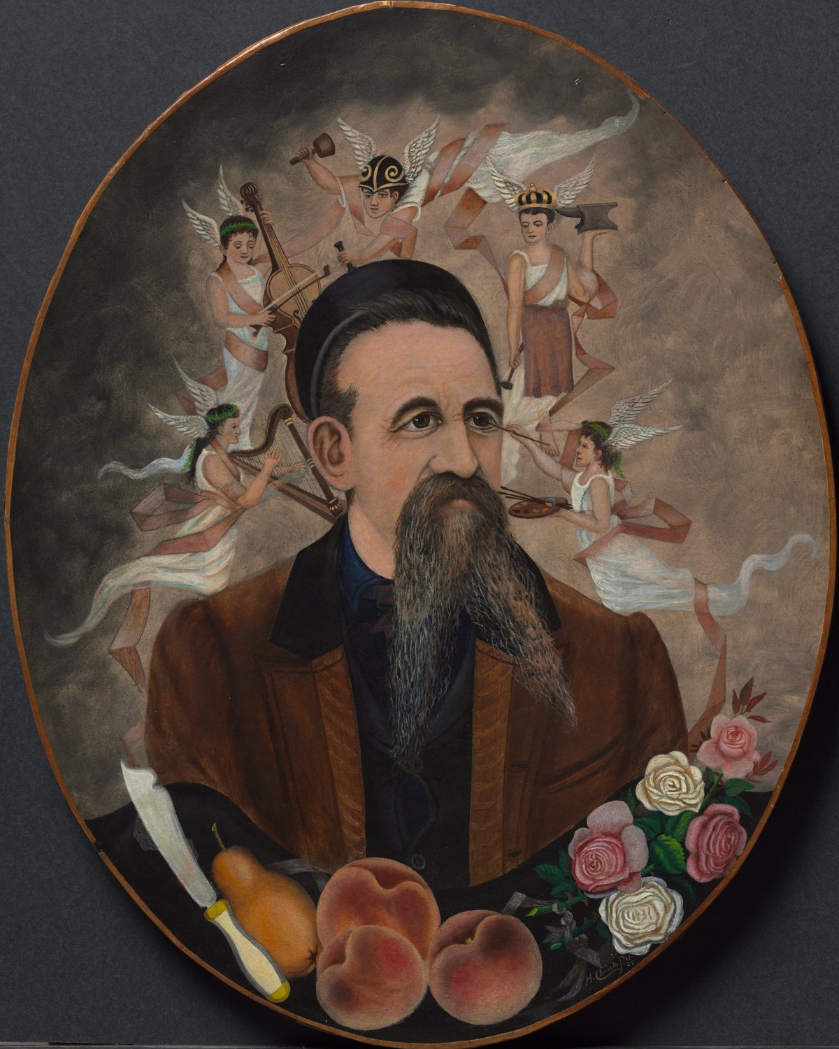 Self-Portrait with Five Muses, Henry Church