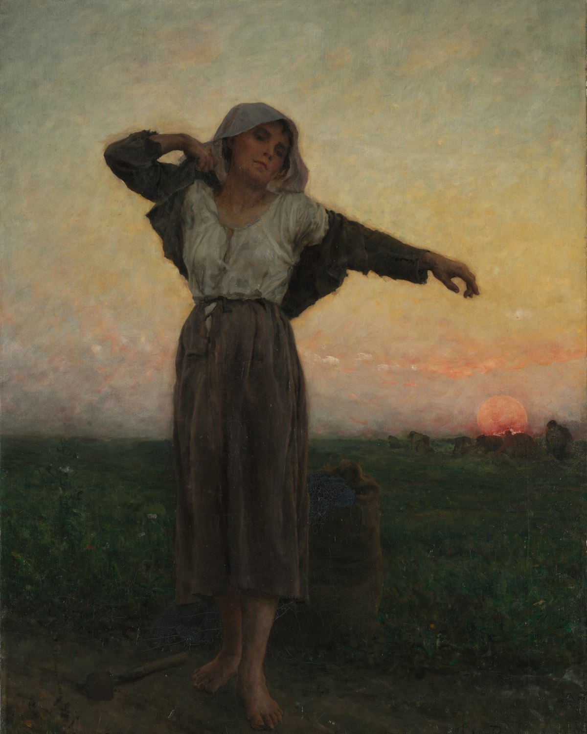 The Tired Gleaner, Jules Breton