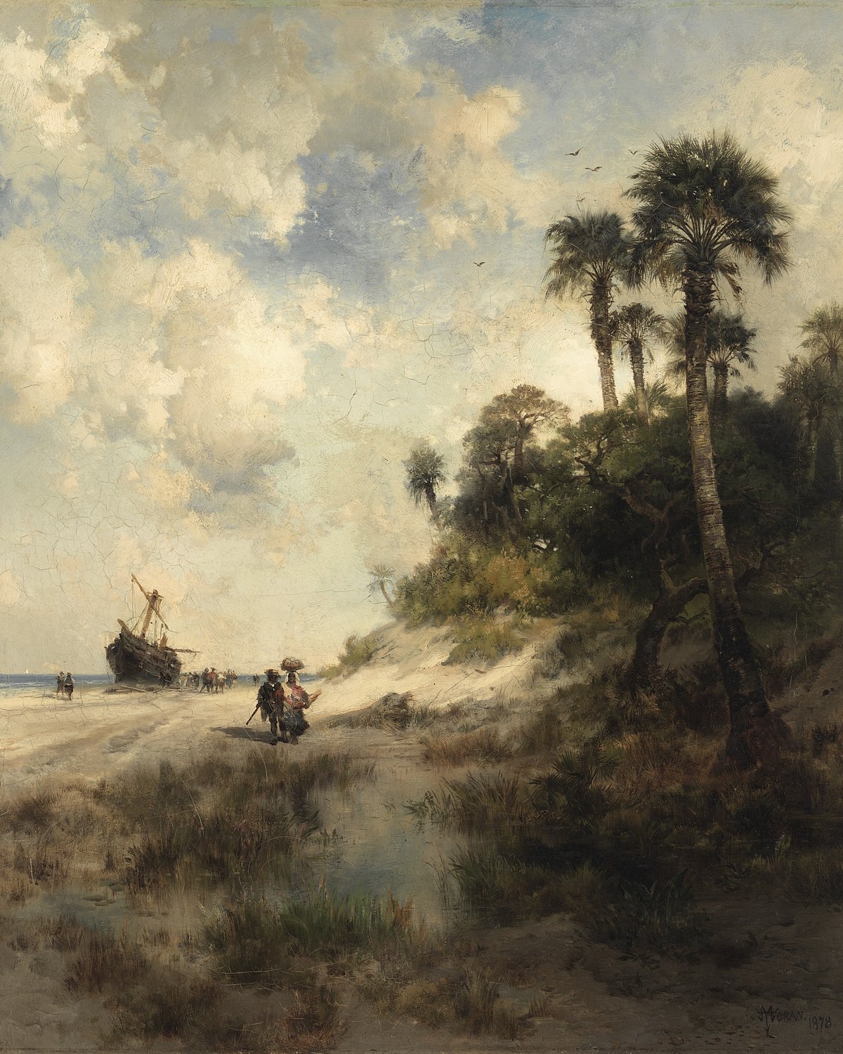 Fort George Island, Florida, Thomas Moran