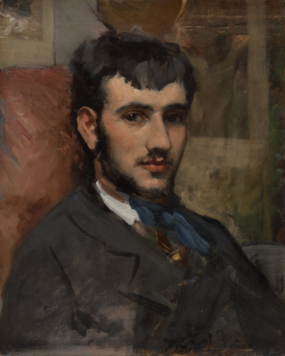 Portrait of Renoir, Frédéric Bazille