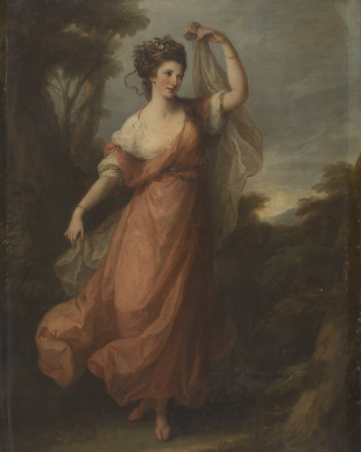A Dancing Young Woman as Terpsichore, Angelica Kauffmann