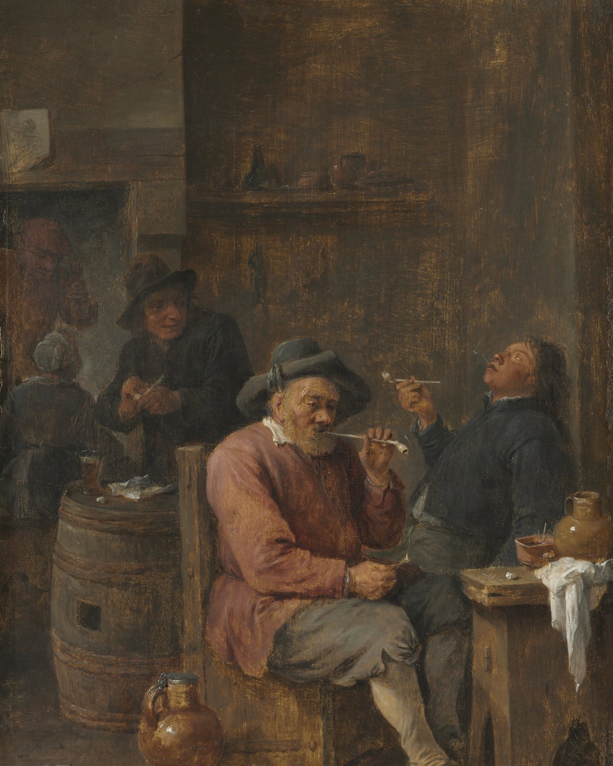 Peasants Smoking in an Inn, David Teniers
