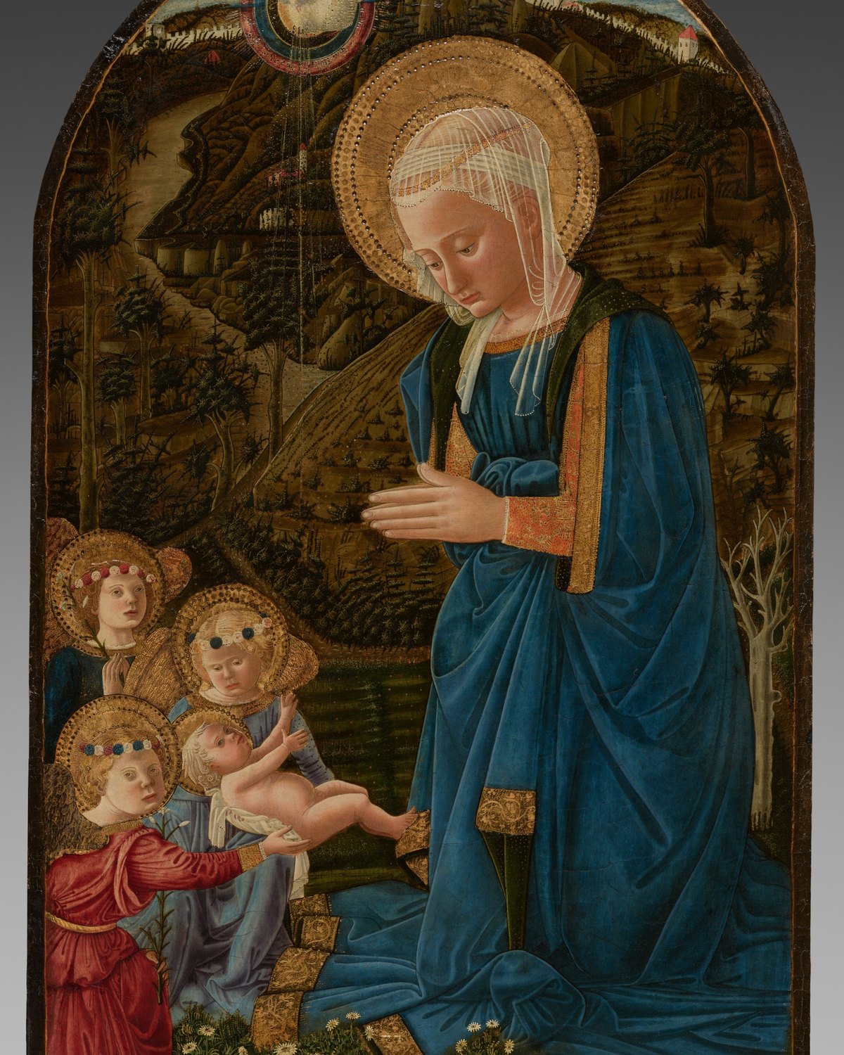 Virgin and Child with Angels, Fra Filippo Lippi