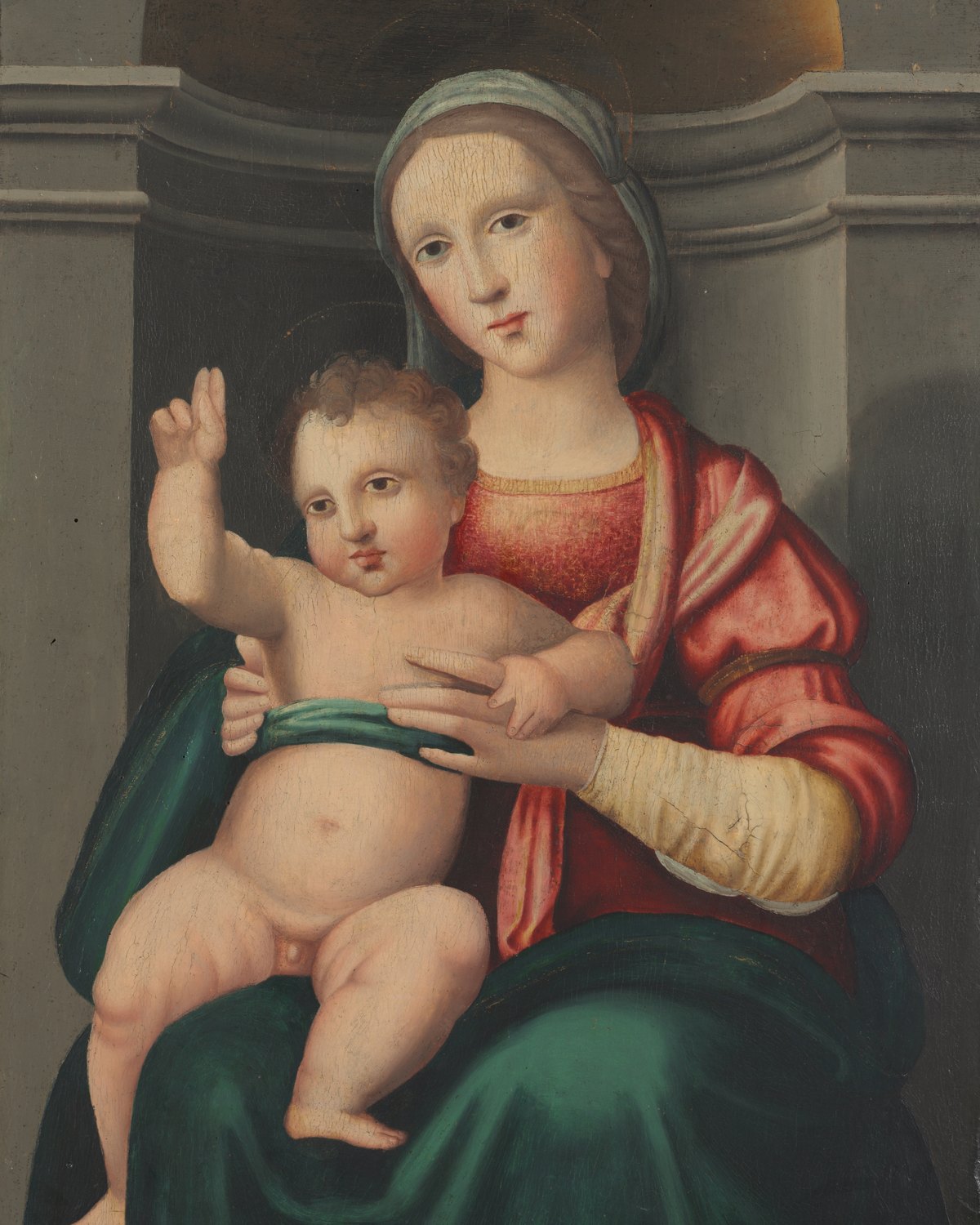 Madonna and Child in a Niche, Antonio del Ceraiolo